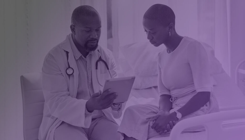 Doctor and Patient using ETHERFAX and Point Click Care